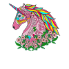 Mandala unicorn