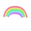 Rainbow clouds