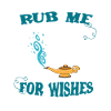 Magic lampe gnidning til ønsker Gini genie