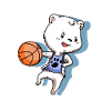 Polar bear basketball