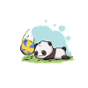 Panda volleyball