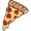 Pizza Pixel-Kunst