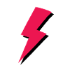 red lightning Lightning Cartoon Thunderstorm Gewitte