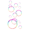 soap bubbles