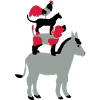 Chien, chat, coq, âne