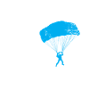 Fly parachute Christmas gift