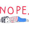 Nope drôle graphique Nope