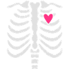 Maternity Skeleton ribcage