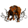 Superbe éléphant steampunk