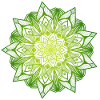 Mandala Energy Green Gradient Blast