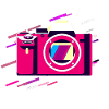 Hintergrund Körper 80er Retro Violett