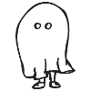Cartoon ghost