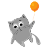 Flying Cat Flying - Cat