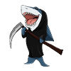 Father shark