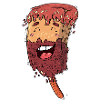 Hipster emoji-ijsje "FROZI"