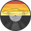 70's Schallplatte Auto