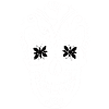 Mexican skull white