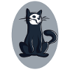 Chat noir pour Halloween