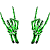 Skeleton Rock Hands