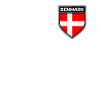 Danemark bouclier portrait cadeau