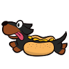 Hotdog dog