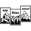 Den Berg hoch