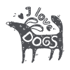 I LOVE DOGS