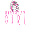 Birthday Girl I Birthday Dab Dance Unicorn