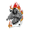 Poker Gambling Casino Pokerface Reaper