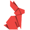 Origami bunny