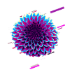 Dahlie Autumn 80s Retro Violet