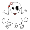 Little girl Ghost I Halloween