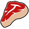 The steak