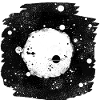 Motif du système planétaire astronomique