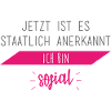 Ich bin sozial
