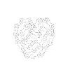 Bicycle chain bike white