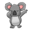 Dabbing Koala Dab Dance