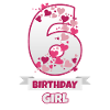 Sixième anniversaire sixième fille