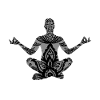 Yoga Mann Sitz