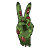 Halloween Zombie Peace