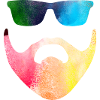 Hipster bunt