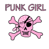Punk Girl Skull Skull Pirate