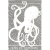 Vintage Kraken Tarot Card - Octopus Devil 666