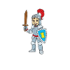 Knight - drawing for children