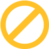 strikeout none NO symbol