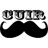 Cuir Moustache - Logo Noir