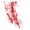 Halloween blood spatter