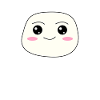 Kawaii Marshmallow - cute face