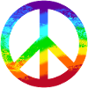 Peace Sign Rainbow Peace Graffiti