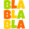 buntes Bla bla bla